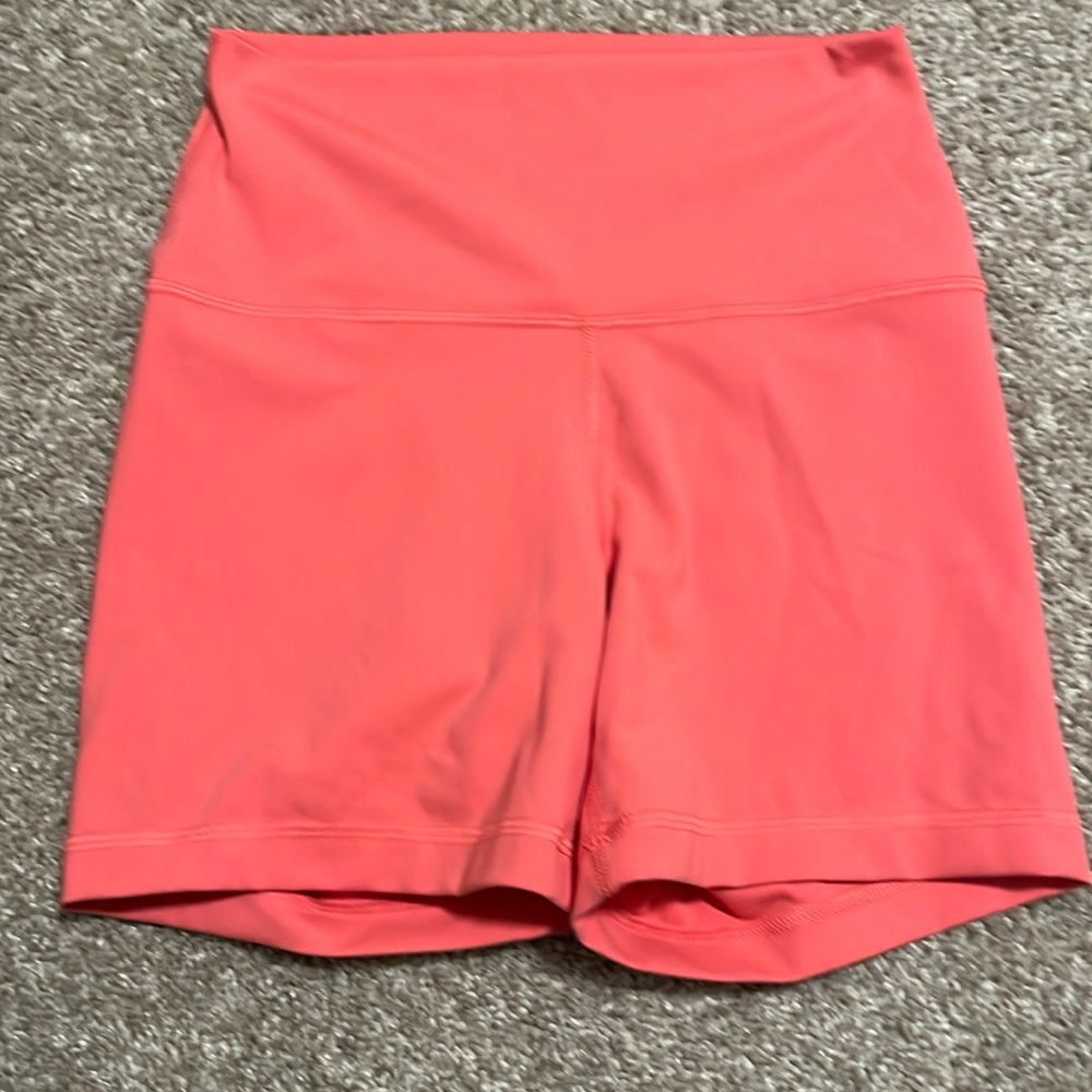 pink biker shorts